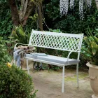 Stohovatelné venkovní lavice z pozinkované oceli Made in Italy - Celia Viadurini