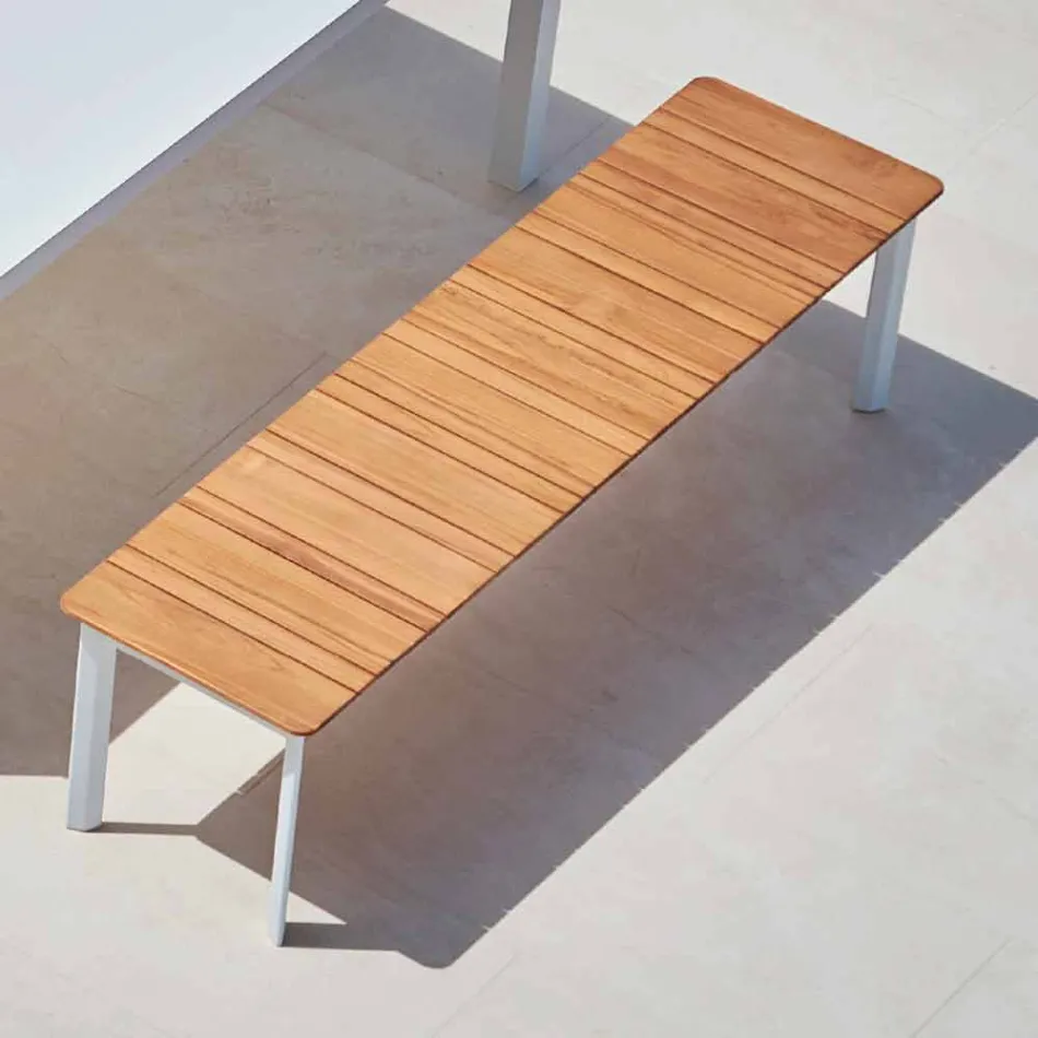 Varaschin Systémová venkovní lavička v designu lakovaného hliníku Viadurini