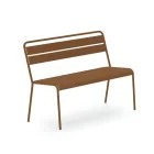 Stohovatelná zahradní lavička s galvanizovanou ocelovou konstrukcí Made in Italy - Ralph Viadurini