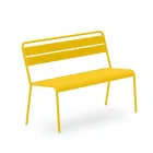 Stohovatelná zahradní lavička s galvanizovanou ocelovou konstrukcí Made in Italy - Ralph Viadurini