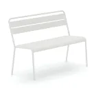 Stohovatelná zahradní lavice s galvanizovanou ocelovou konstrukcí Made in Italy - Ralph Viadurini