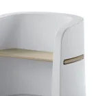 Zahradní lavice z polyetylenového a březového dřeva Made in Italy - Talula Viadurini