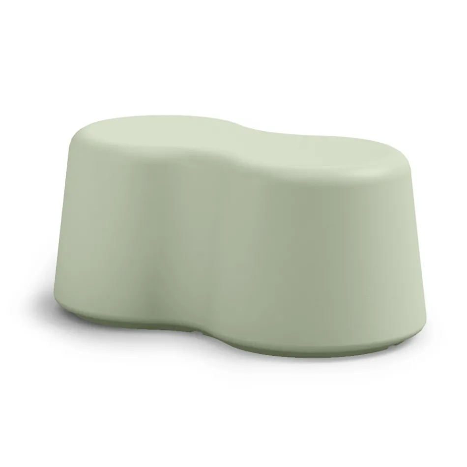 Vlnitá vnitřní lavice z barevného polyetylenu Made in Italy - Marion Viadurini