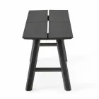 Moderní designová lavička z jasanového dřeva s dýhovaným sedadlem - Andria Viadurini