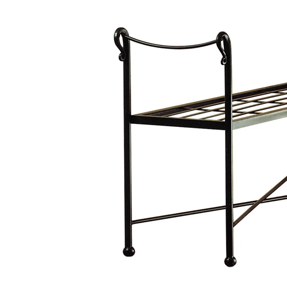 Trubková železná lavice v různých povrchových úpravách Made in Italy - Praha Viadurini