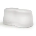 Venkovní vlnitá lavička z polyetylenu Made in Italy - Brenda Viadurini