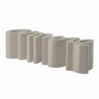 Barevné designové lavičky Slide Love made in Italy Viadurini