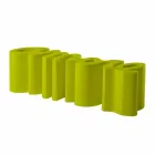 Barevné designové lavičky Slide Love made in Italy Viadurini