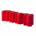 Barevné designové lavičky Slide Love made in Italy Viadurini