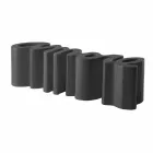 Barevné designové lavičky Slide Love made in Italy Viadurini