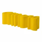 Barevné designové lavičky Slide Love made in Italy Viadurini