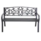 Zahradní lavička z kovu s různými povrchovými úpravami - sešívačka Viadurini