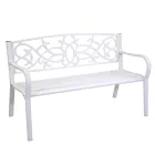 Zahradní lavička z kovu s různými povrchovými úpravami - sešívačka Viadurini