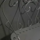 Zahradní lavička vyrobená výhradně z kovu - Archiv Viadurini