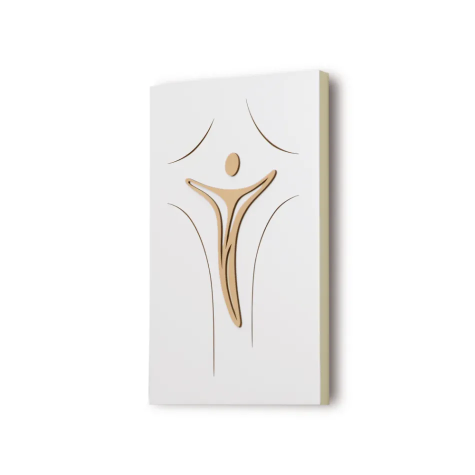 Panel zobrazující Ježíše laserem vyrytého Made in Italy - Bice Viadurini