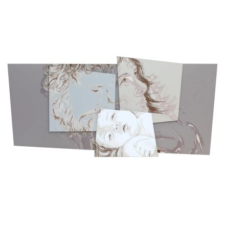 Panel s Bethlehem Family Made in Laser Made in Italy - Paola Viadurini