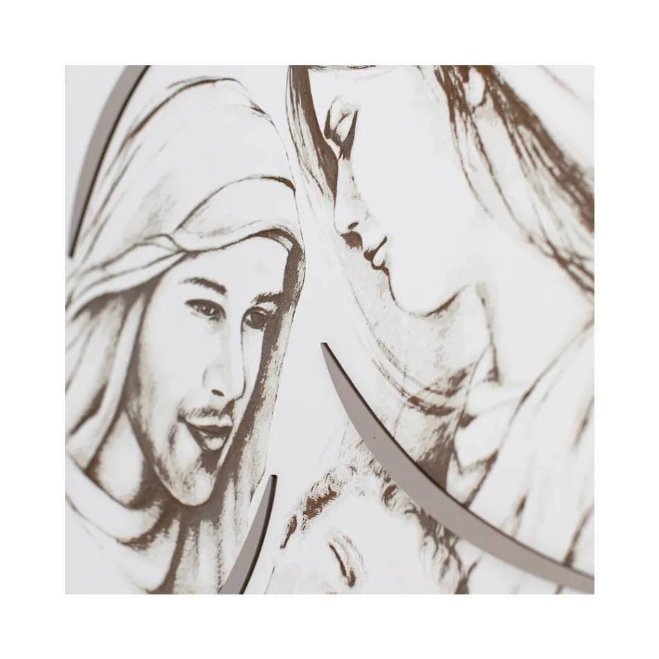 Panel s laserově vyrytou rodinou Made in Italy - Micky Viadurini