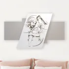 Panel s laserově vyrytou rodinou Made in Italy - Micky Viadurini