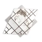 Laserem gravírovaný panel se ženou a dítětem Made in Italy - Harald Viadurini