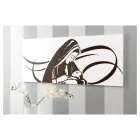 Panel vyrobený laserovým gravírováním, který zobrazuje matku Made in Italy - Chiyo Viadurini