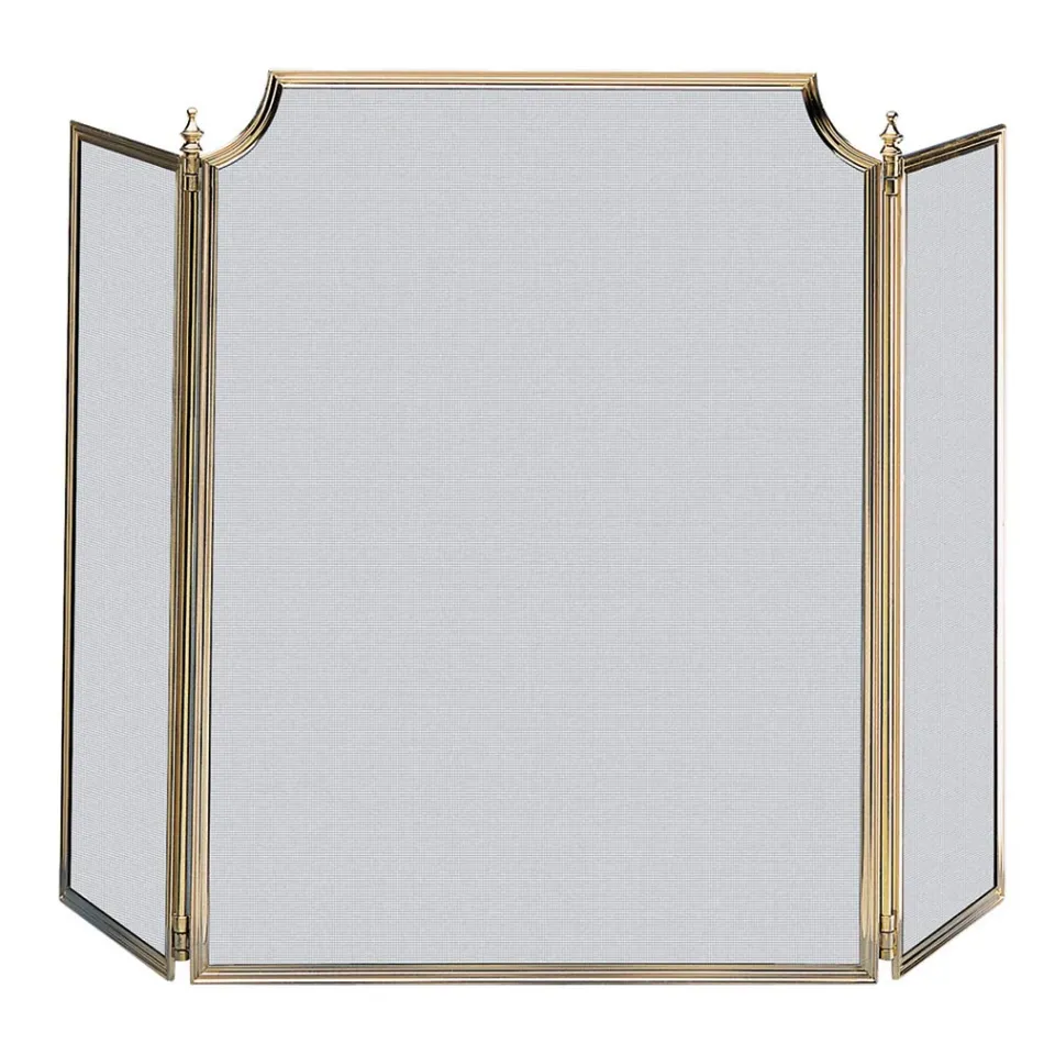 Lapač jisker s jemnou černou síťovinou a mosazí Made in Italy - Velryba Viadurini