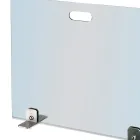 Lapač jisker z tvrzeného křišťálu a ocelové nohy Made in Italy - Volume Viadurini