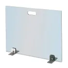 Lapač jisker z tvrzeného křišťálu a ocelové nohy Made in Italy - Volume Viadurini