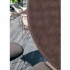 Látkový slunečník s hliníkovou strukturou - opalovací krém Emma od společnosti Varaschin Viadurini