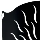 Zakřivený kryt sporáku se 2 kovovými dvířky Made in Italy - Kachna Viadurini