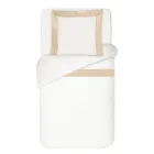 Sada saténových povlaků na přikrývku ze 100% bavlny a 10% bavlny s 1 povlakem na polštář - detail Viadurini