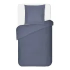 Sada 100% bavlněných saténových povlaků na přikrývku s 1 povlakem na polštář vyrobený v Itálii – nadýchaný Viadurini