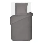 Sada 100% bavlněných saténových povlaků na přikrývku s 1 povlakem na polštář vyrobený v Itálii – nadýchaný Viadurini