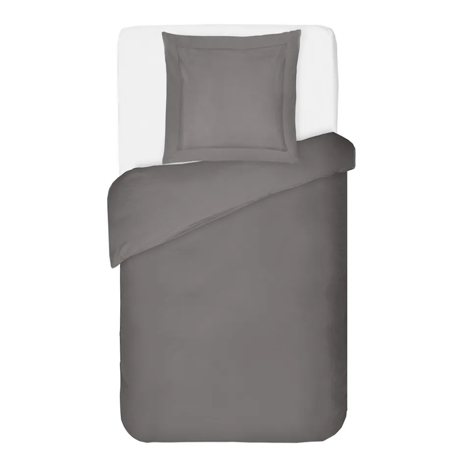 Sada 100% bavlněných saténových povlaků na přikrývku s 1 povlakem na polštář vyrobený v Itálii – nadýchaný Viadurini