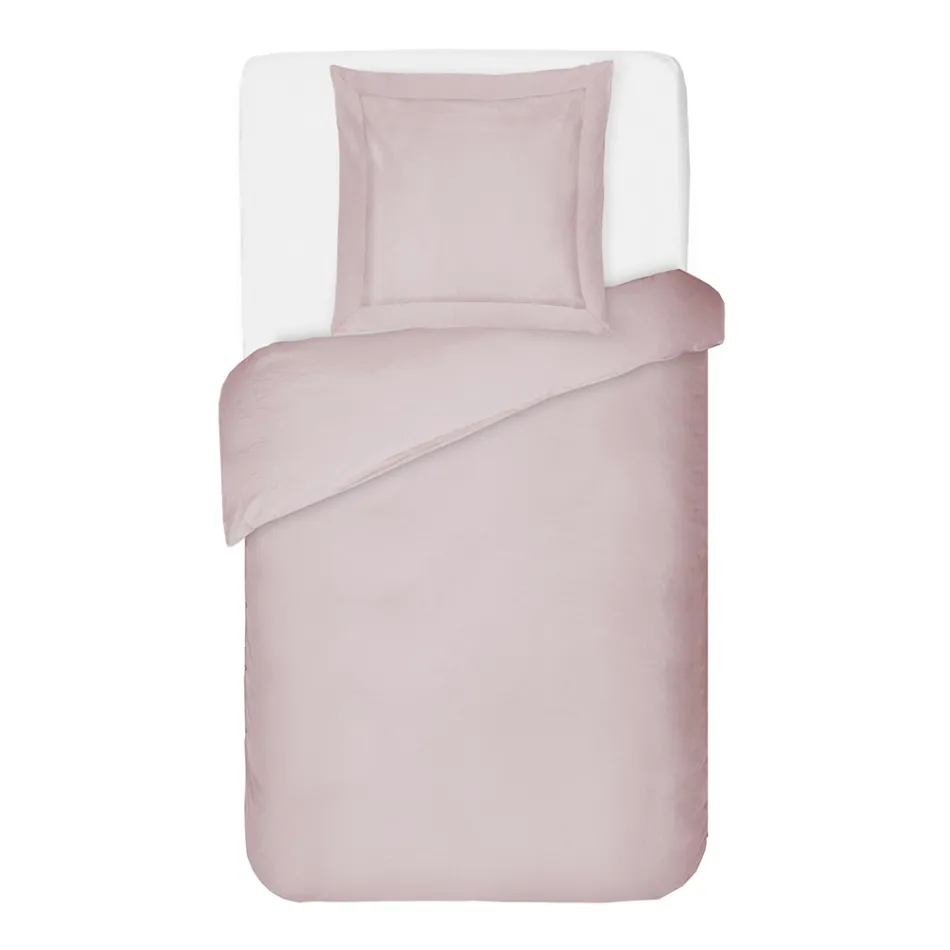 Sada 100% bavlněných saténových povlaků na přikrývku s 1 povlakem na polštář vyrobený v Itálii – nadýchaný Viadurini