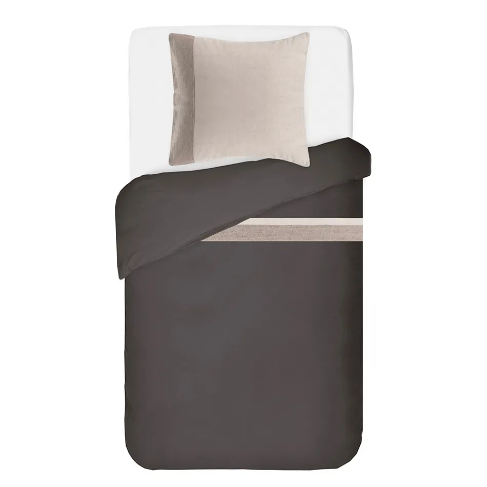 Sada povlaků na přikrývku z 90 % bavlny a 10 % lnu s 1 povlakem na polštář vyrobený v Itálii – Nestlé Viadurini