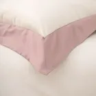 Sada povlaků na přikrývku King Size ze 100% bavlny a 10% bavlněného saténu - Detail Viadurini