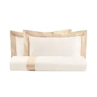 Sada povlaků na přikrývku King Size ze 100% bavlny a 10% bavlněného saténu - Detail Viadurini