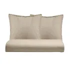 Sada dvojitých povlaků na přikrývku z čisté bavlny barvené na oděvy se 2 povlaky na polštáře – Delikatesa Viadurini