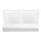 Sada dvojitých povlaků na přikrývku z čisté bavlny barvené na oděvy se 2 povlaky na polštáře - Delikatesa Viadurini