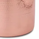 Vysoký hrnec v ručně pocínované mědi s rukojetí a víkem 28 cm - Mariarita Viadurini