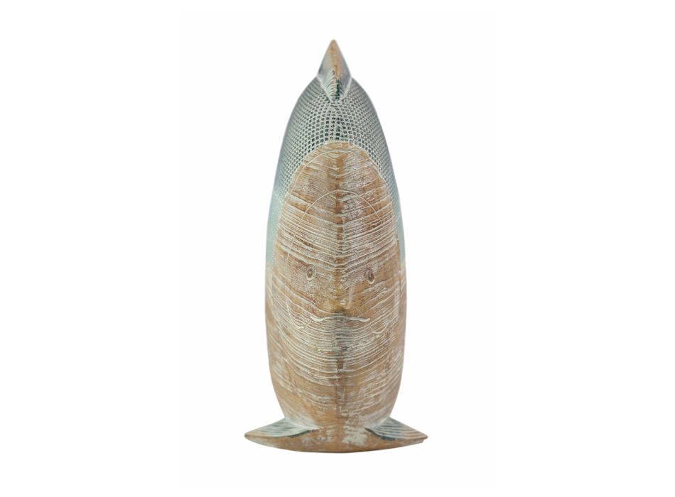 Keramický volně stojící dekor rybí design se starožitným efektem - Neomo Viadurini