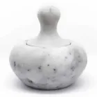 Louskáček Pestle v Carrara White Marble Vyrobeno v Itálii - Cullio Viadurini
