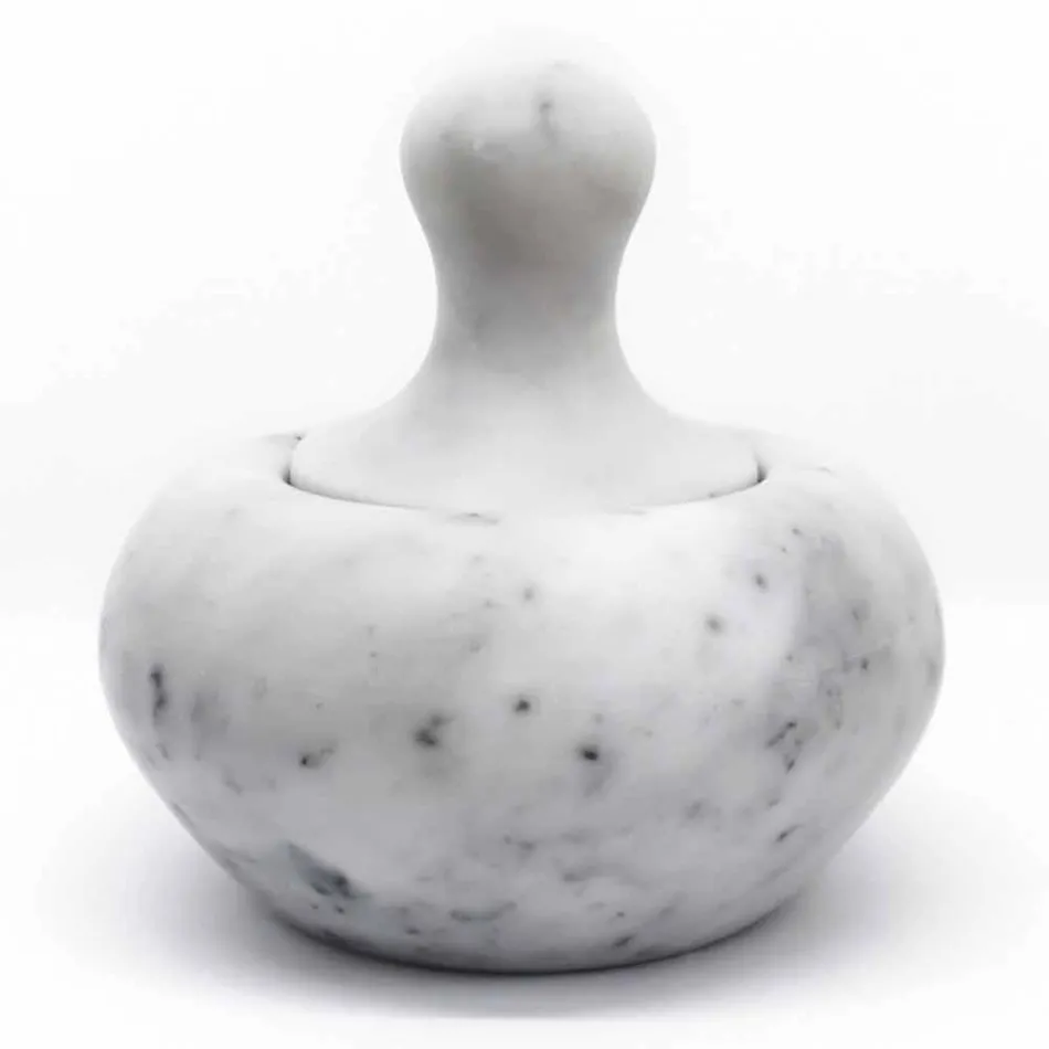 Louskáček Pestle v Carrara White Marble Vyrobeno v Itálii - Cullio Viadurini