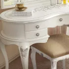 Klasický dřevěný hřeben na líčení se zrcadlem Made in Italy - Cambrige Viadurini