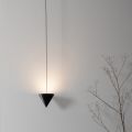Drátěná stojací lampa v černém hliníku a kuželu Skvělý minimalistický design - Mercado