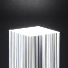 Led stojací lampa v designu Triptych Satin Acrylic Crystal - Crystol Viadurini