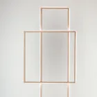 Designová LED stojací lampa ve zlatém nebo stříbrném lakovaném kovu - Formal Viadurini