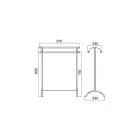 Vintage mosazný závěsný stojan na ručník Made in Italy - Aristide Viadurini