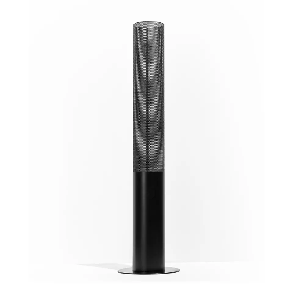 Stojací lampa s perforovaným kovovým difuzorem Made in Italy - Come Viadurini