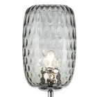 Stojací lampa z pouzdra nebo průhledného skla vyrobená v Itálii - Sibilla Viadurini